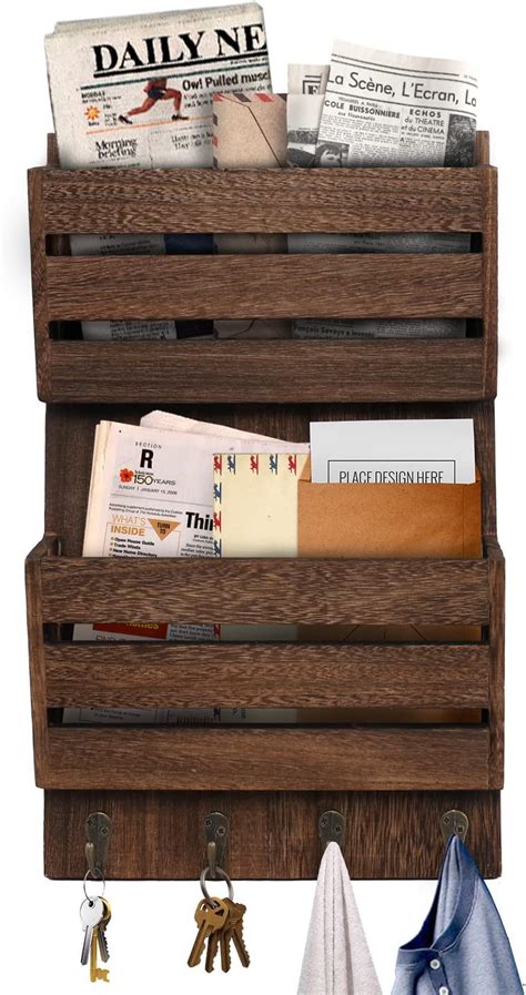 hanging wall mail organizer|Amazon.com: Hanging Mail Organizer.
